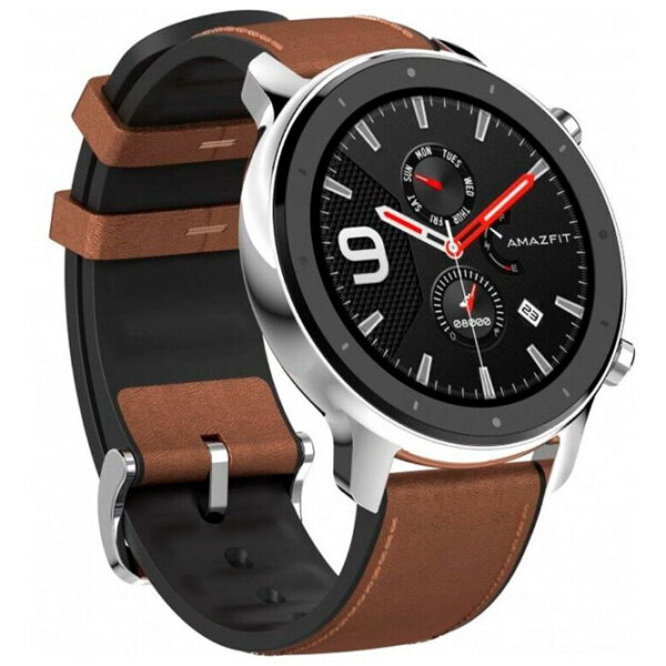 Ceas inteligent Amazfit GTR Gray 1.39" | 47 mm | Ceramică/ Piele
| photo 2