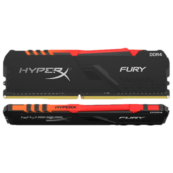 Оперативная память 32GB (Kit 2*16GB) DDR4 3200MHz Kingston HyperX FURY RGB SDRAM  photo 1