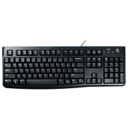 Tastatură Logitech K120 Black Home and Office, Cu fir