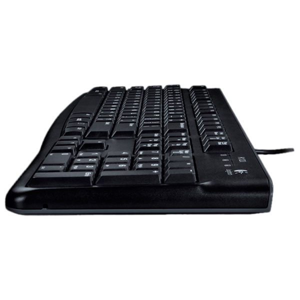 Tastatură Logitech K120 Black Home and Office, Cu fir photo 4