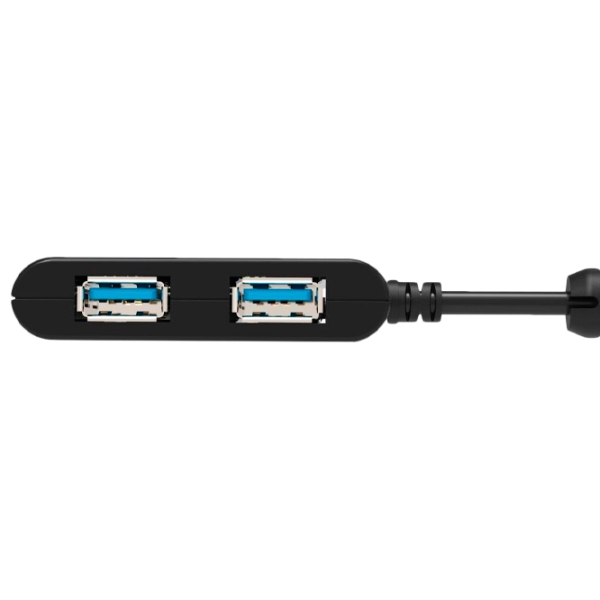 Adaptor Hub Pazzimo BD117604 Black USB Type-A photo 2