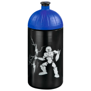 Sticlă pentru apă Fan Step by Step Strongly Robot Black 500 ml