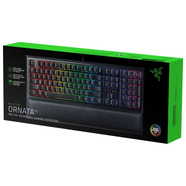 Tastatură Razer Ornata V2 Black Gaming, Cu fir photo 4
