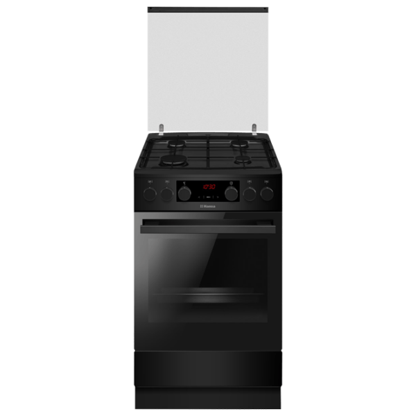Aragaz Hansa FCMMS59363 Black Tipul plitei: Pe gaz, 65 l, Tipul cuptorului: Electric photo 1