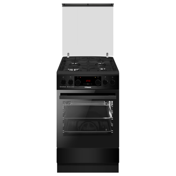 Aragaz Hansa FCMMS59363 Black Tipul plitei: Pe gaz, 65 l, Tipul cuptorului: Electric photo 2