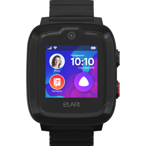 Детские часы с GPS KidPhone 4G Elari, Черный  photo 2