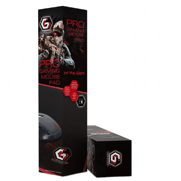 Covoraș pentru mouse Gembird MP-GAMEPRO-L Red Black 400 x 450 x 3 mm photo 6