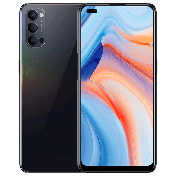 Oppo Reno 4 128 ГБ Черный 6.4" | 48 Мп | 8 ГБ | Dual SIM photo 1