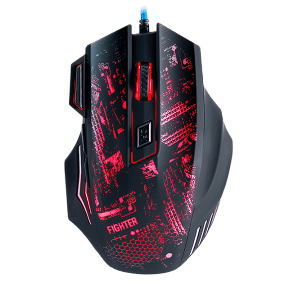 Mouse Qumo Fighter Black Cu fir / 3200 dpi photo 1