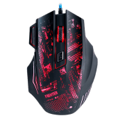 Mouse Qumo Fighter Black Cu fir / 3200 dpi
