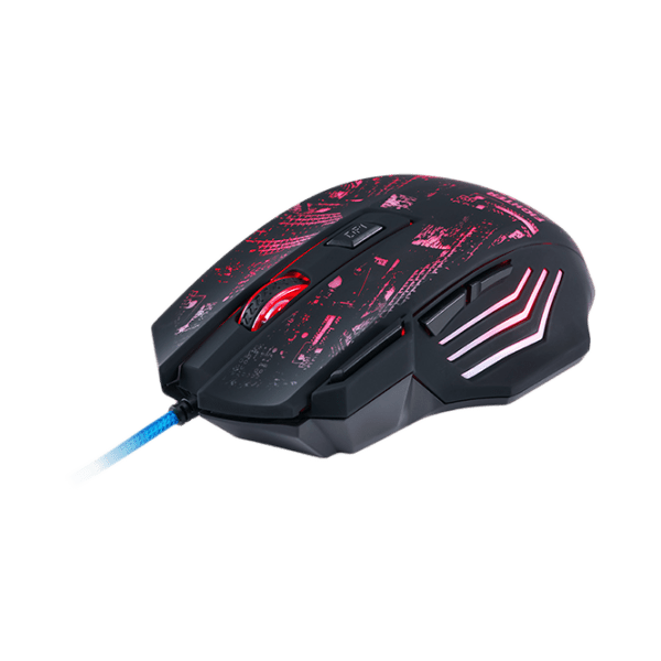 Mouse Qumo Fighter Black Cu fir / 3200 dpi photo 2