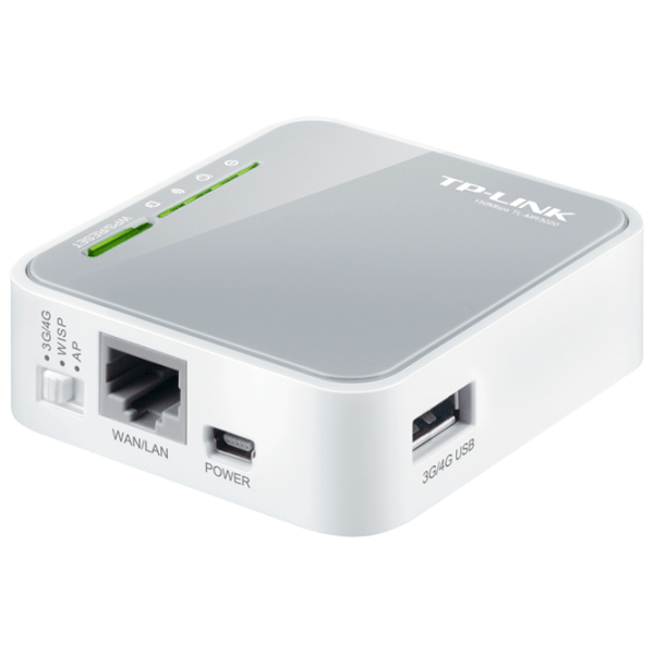 Wi-Fi Router TP-Link TL-MR3020 White Versiune Wi-Fi: 802.11 n photo 1