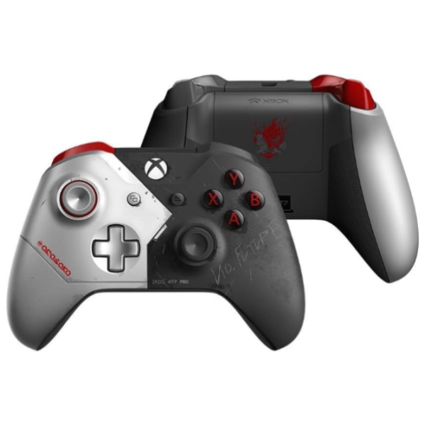 Gamepad Microsoft Special Edition Cyberpunk 2077 Gray Fără fir / 17 buttons photo 5