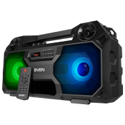 Портативная колонка Sven PS-520 Черный 2 x 18 Вт