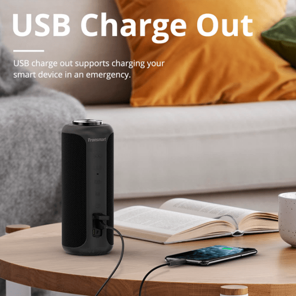 Boxă portabilă Tronsmart T6 Plus Black 40 W photo 3