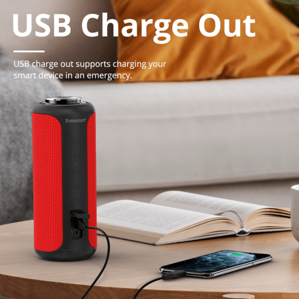 Boxă portabilă Tronsmart T6 Plus Red 40 W photo 3