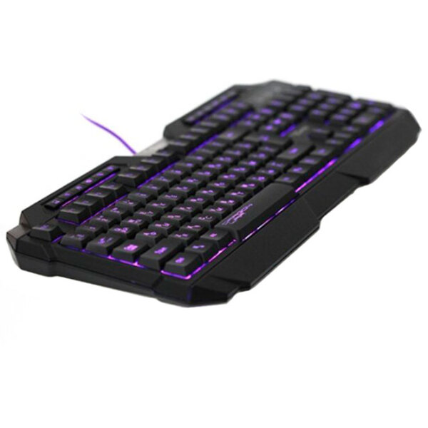 Tastatură Qumo Fallen II Black Gaming, Cu fir photo 2