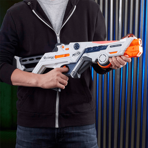 Pistol Nerf Laser Ops Pro Deltaburst, White  photo 3