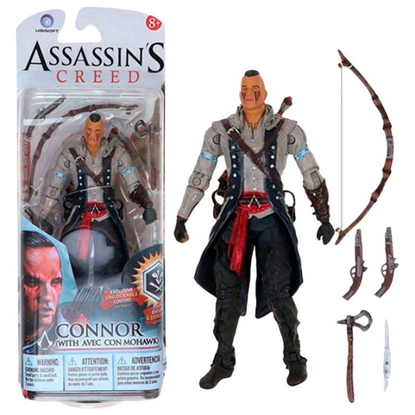 Фигурка McFarlane Toys ASSASSINS CREED Connor MoHawk  / Серый photo 6