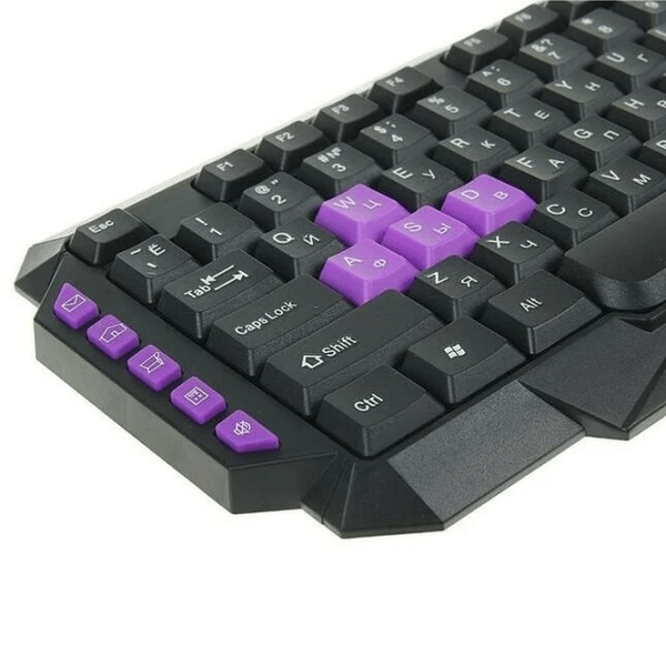 Tastatură Qumo Desert Eagle Pro Black Gaming, Cu fir photo 2