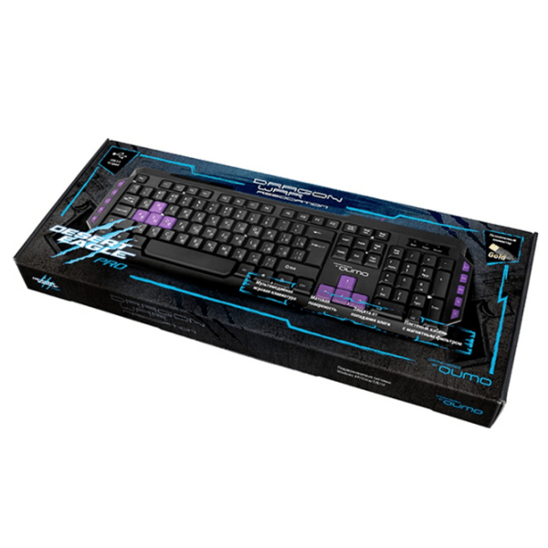 Tastatură Qumo Desert Eagle Pro Black Gaming, Cu fir photo 3