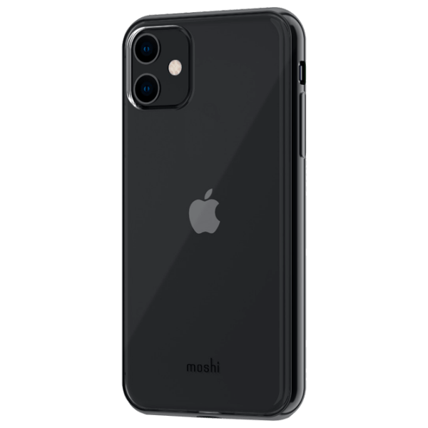 Husă pentru smartphone Apple iPhone 11 (Vitros) Transparent Black Moshi, PU, Back photo 1