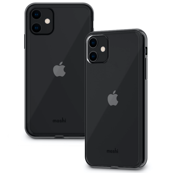 Husă pentru smartphone Apple iPhone 11 (Vitros) Transparent Black Moshi, PU, Back photo 2