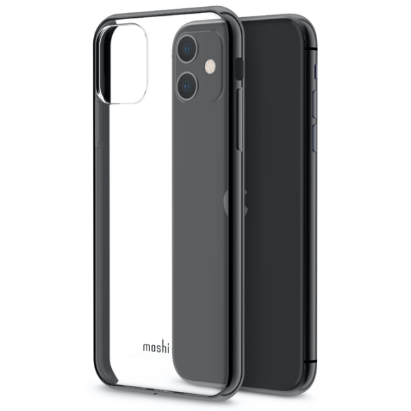 Husă pentru smartphone Apple iPhone 11 (Vitros) Transparent Black Moshi, PU, Back photo 4