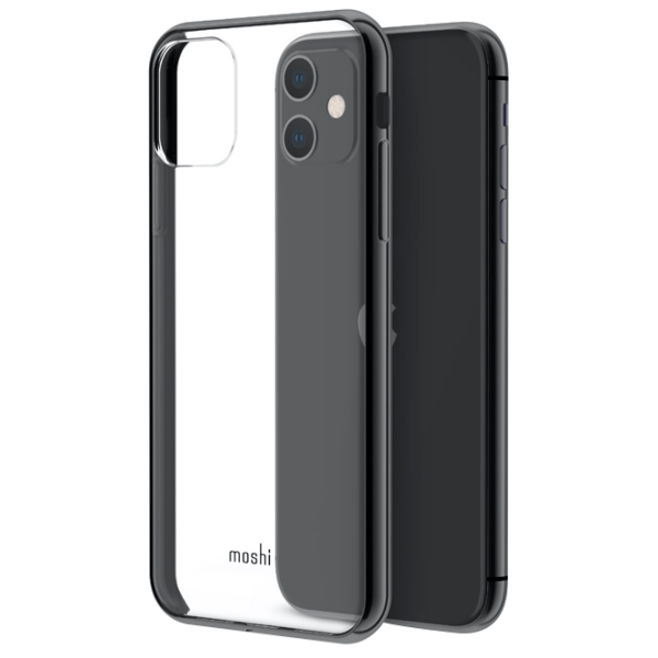 Husă pentru smartphone Apple iPhone 11 (Vitros) Transparent Black Moshi, PU, Back photo 5