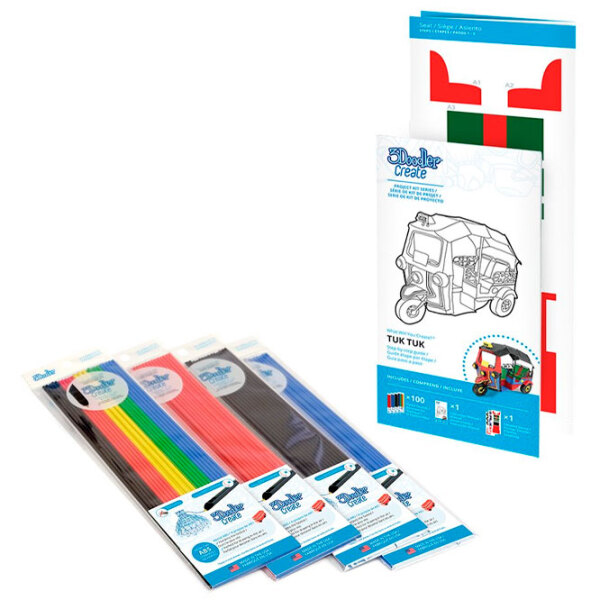 Набор филамента 3Doodler Start Activity Kit Create Tuk Tuk Разноцветный  photo 3