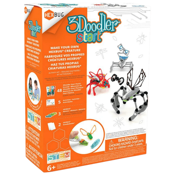 Набор филамента 3Doodler Start Activity Kit MicroRobotica HexBug Разноцветный  photo 1