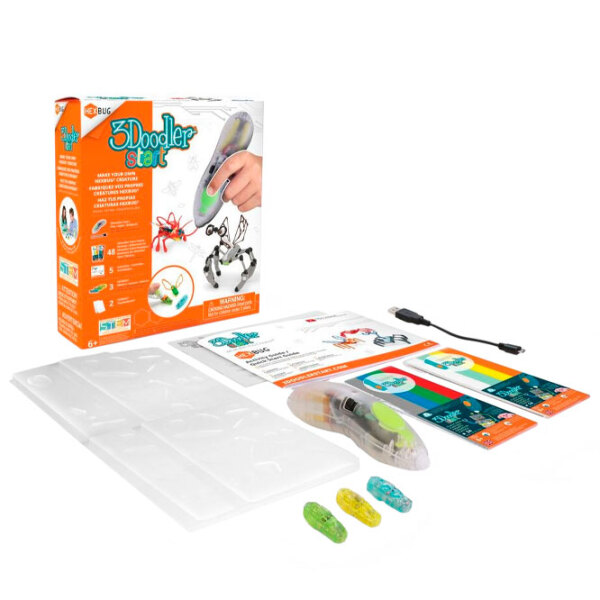 Набор филамента 3Doodler Start Activity Kit MicroRobotica HexBug Разноцветный  photo 2