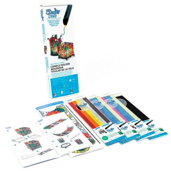 Набор филамента 3Doodler Start Activity Kit Create Подсвечник Разноцветный  photo 3