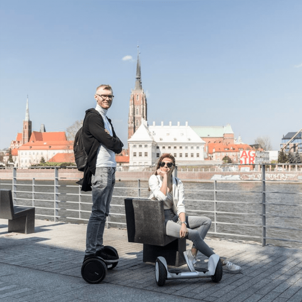 Hoverboard Forever CHIC Pi Max Black 700 W, 15 km/h, până la 20 km photo 4
