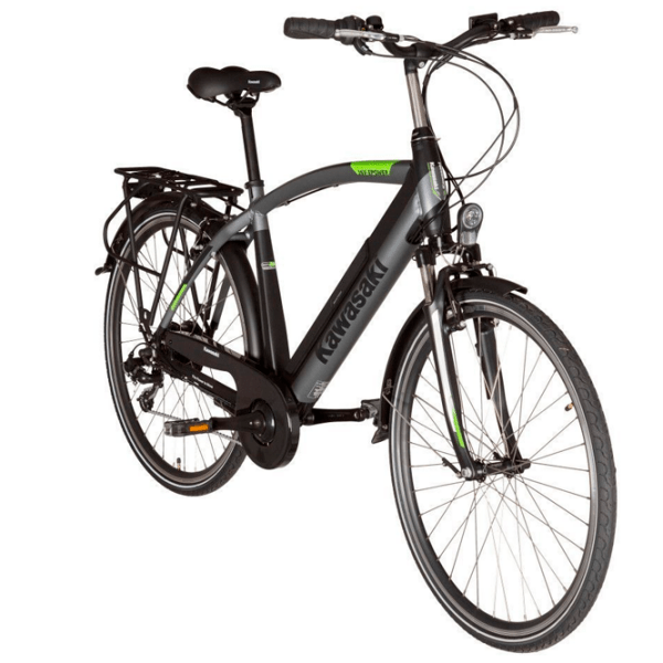 Bicicletă electrică Kawasaki KXE-TREKMAN53 Black 28" | 250 W | p&acirc;nă la 40 km photo 2