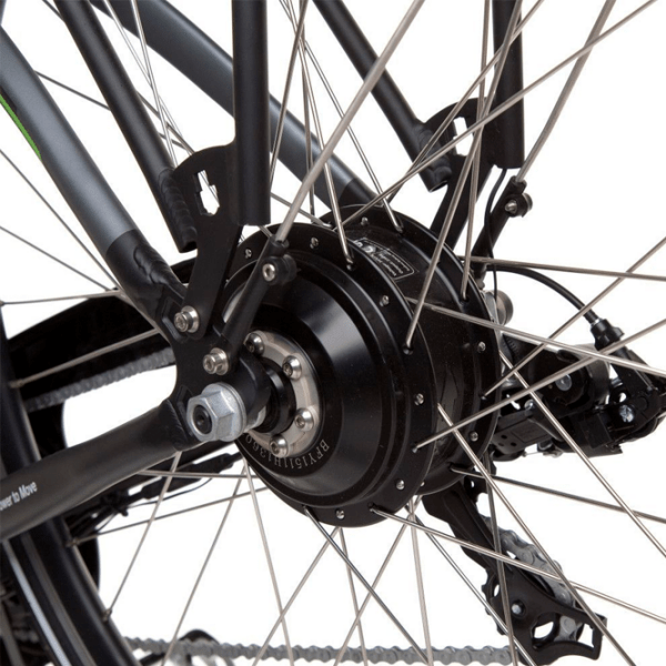 Bicicletă electrică Kawasaki KXE-TREKMAN53 Black 28" | 250 W | p&acirc;nă la 40 km photo 3