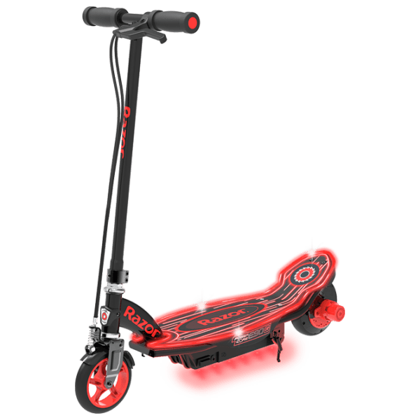 Trotinetă electrică pentru copii Razor E90 Glow, Black Red  photo 1