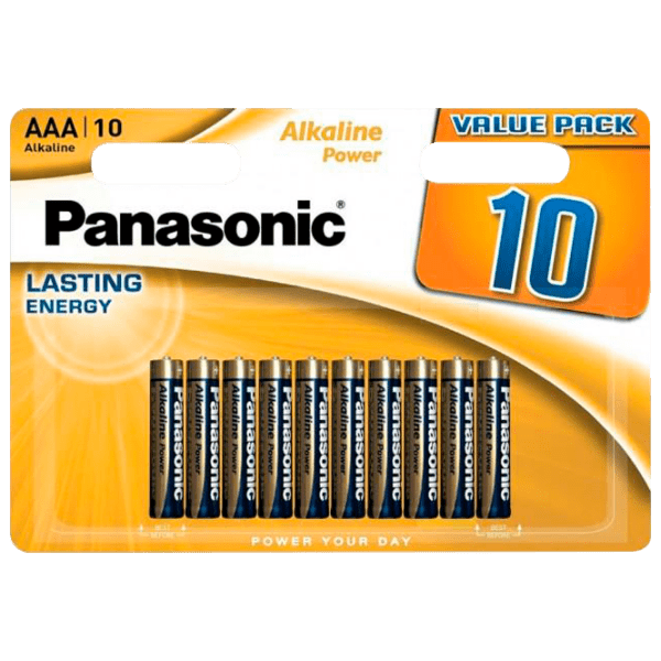 Baterie Panasonic Alkaline Power LR03REB Lithium AAA (10 buc.)  photo 1
