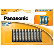Батарейка Panasonic Alkaline Power LR03REB Lithium AAA (10 шт.) 