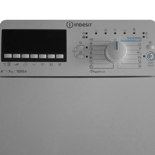 Mașină de spălat Indesit BTW E71253P EU White 7 kg, 1200 rpm, A+++ photo 7
