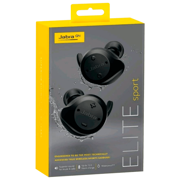 Căști Jabra Elite Sport v2 Black Fără fir / Sport / In ear photo 5