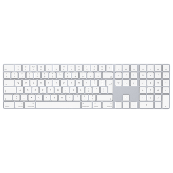 Tastatură Apple Magic Keyboard White Home and Office, Fără fir photo 1