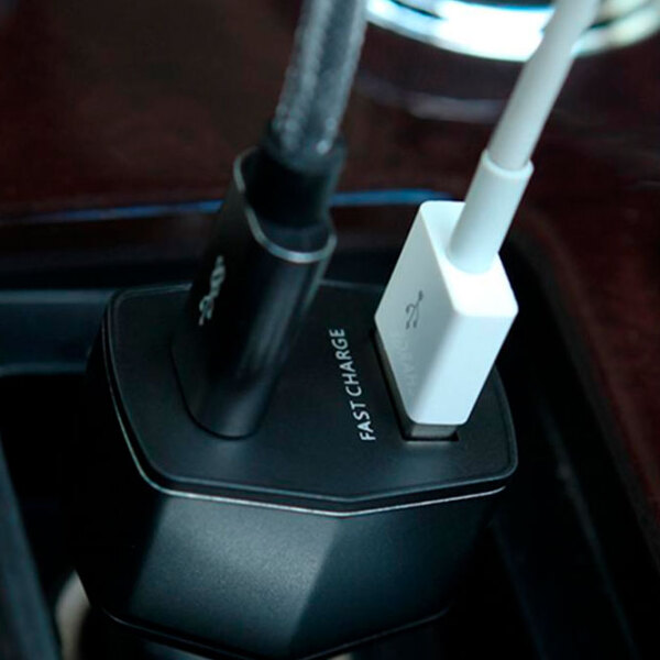 Încărcător auto Nillkin Celerity (33 W) Black 3 A / Black photo 5