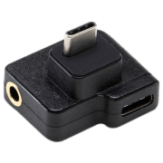 DJI CYNOVA Osmo Action Dual 3.5mm/USB-C Adapter, Черный 