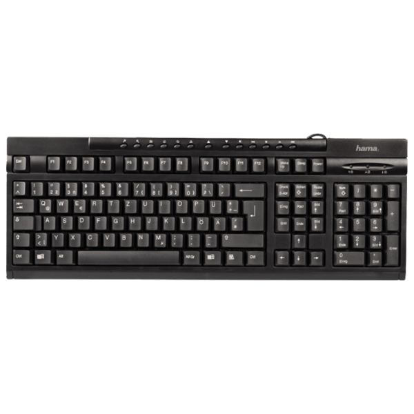 Клавиатура Hama AK-220 Черный Home and Office / Проводная photo 1