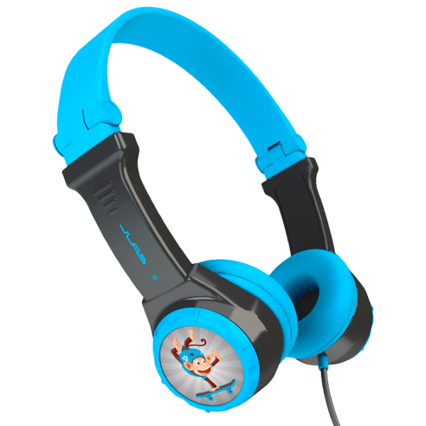Căști Jlab Jbuddies Folding Kids Blue Cu fir / Pentru copii / On the ear photo 1