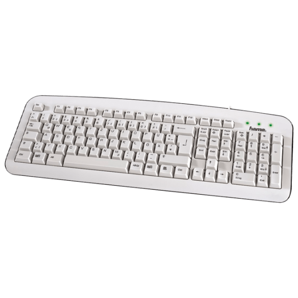 Клавиатура Hama K210 Белый Для дома и офиса, Проводная photo 3