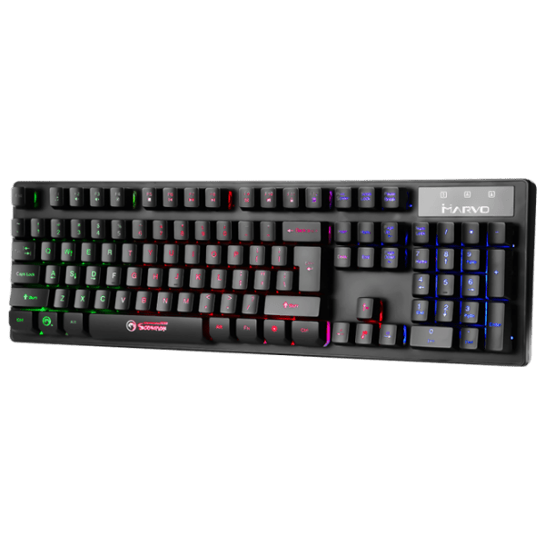 Tastatură Marvo K616A Black Gaming, Cu fir photo 3