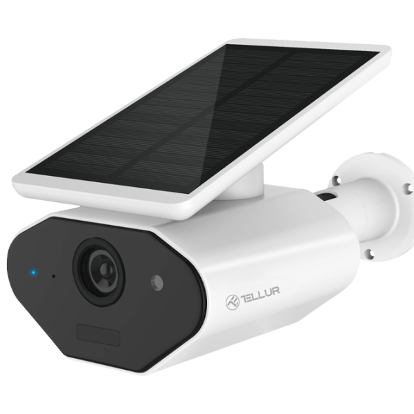 Cameră de supraveghere Tellur Solara PIR 1.3 MP White 1280 x 720 / Fără fir photo 2