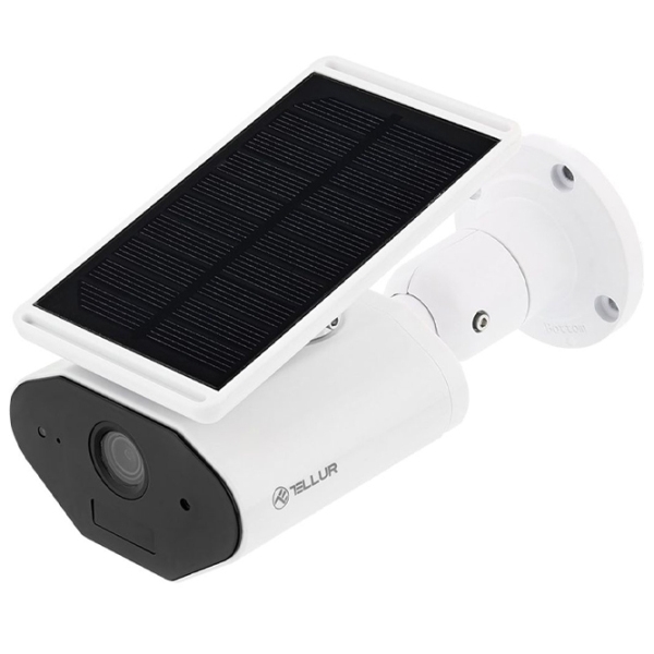 Cameră de supraveghere Tellur Solara PIR 1.3 MP White 1280 x 720 / Fără fir photo 3